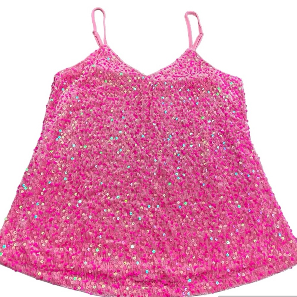 Glamorous Pink Sequin Blouse